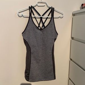 workout top with built in sports bra